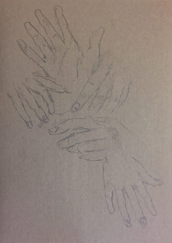 Hands 2020 (29,8x21cm) Graphit/Papier