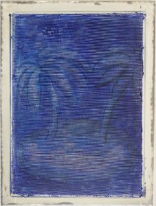 Blau auf Mauritius 2020 (40x30cm) Öl/Lw
