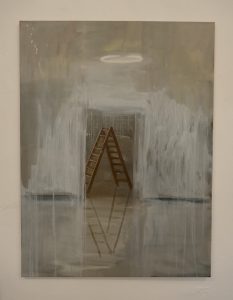 Jakobs Leiter 2022/24 (140x110cm)Öl/Lw
